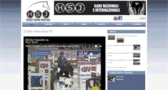 Desktop Screenshot of horseshowjumping.stage.fullsix.it